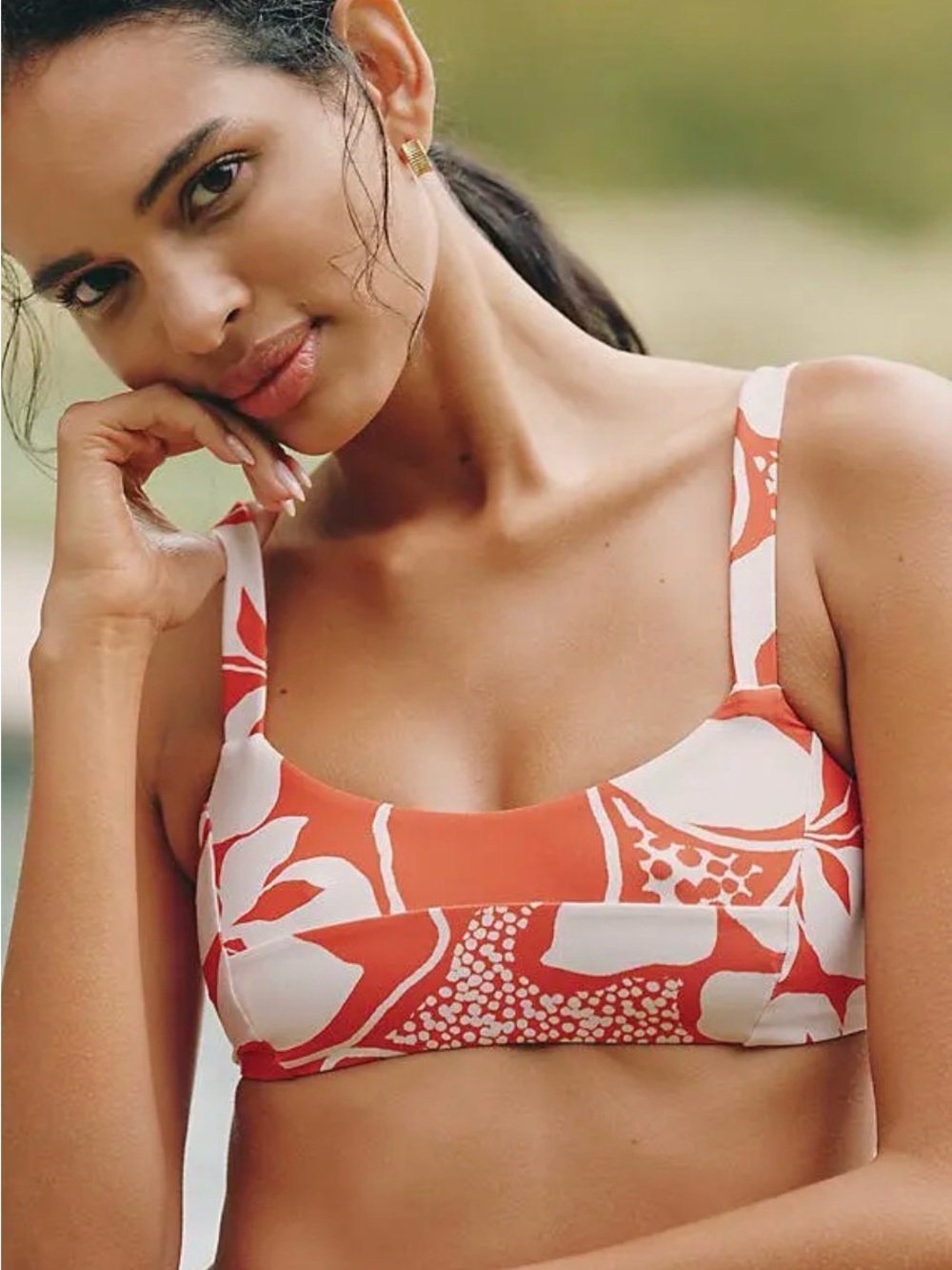 LSPACE Jess Cut-Out Bikini Top